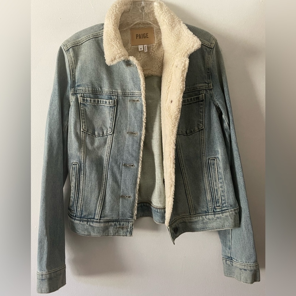 Paige Denim Jacket. Never worn! Great for fall weather!